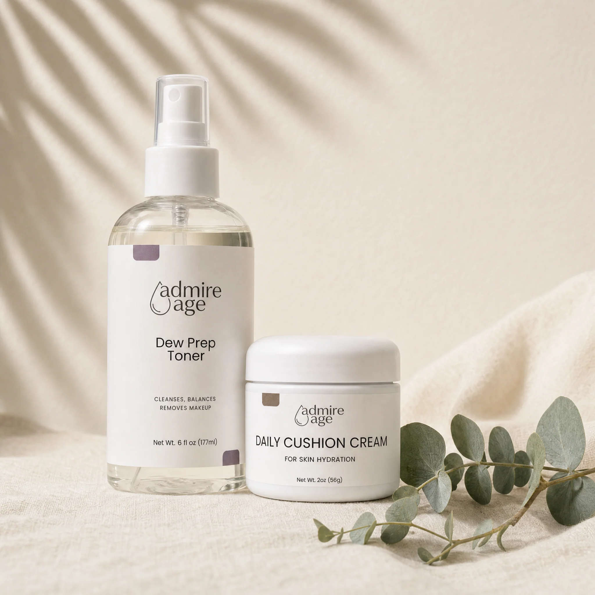 The Simple Start Duo: Dew Prep Toner and Skin Hydration Cream